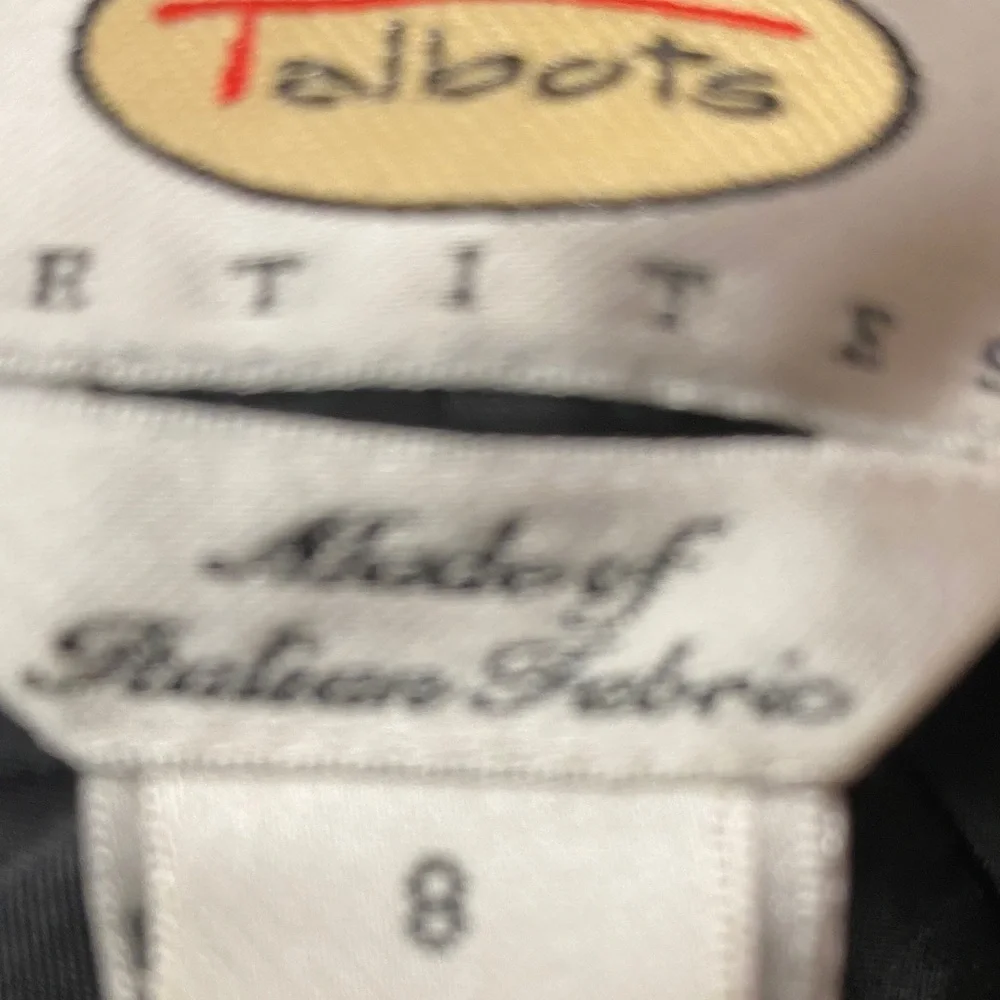 Talbots Satin A-Line Bubble Skirt in Deep Blue